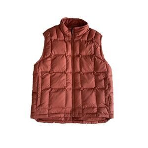 Cabela's Premier Northern Goose Down Vest‎ 650 Fill Puffer Men's Size S Copper